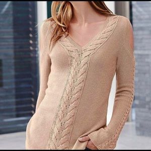 White House Black Market Cold Shoulder Sweater